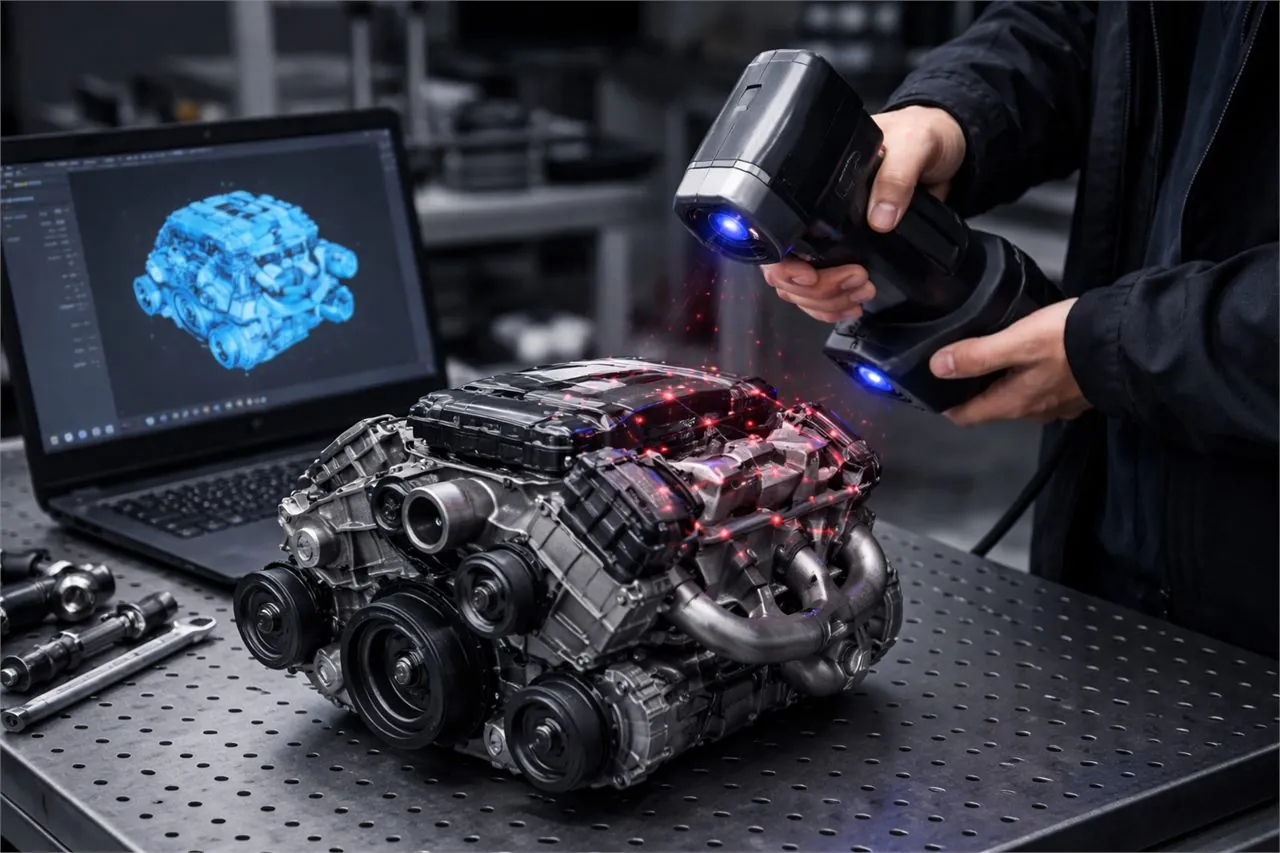 Scan 3D d'une pièce physique pour sa reconstruction numérique